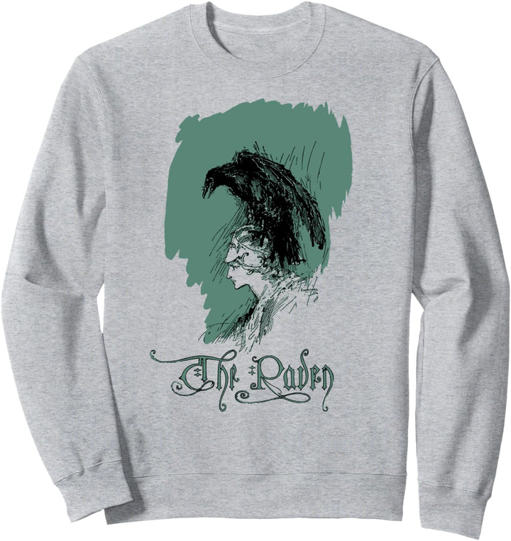 Vintage Edgar Allen Poe Rabenhemd Art-Allan Poe Nevermore Sweatshirt