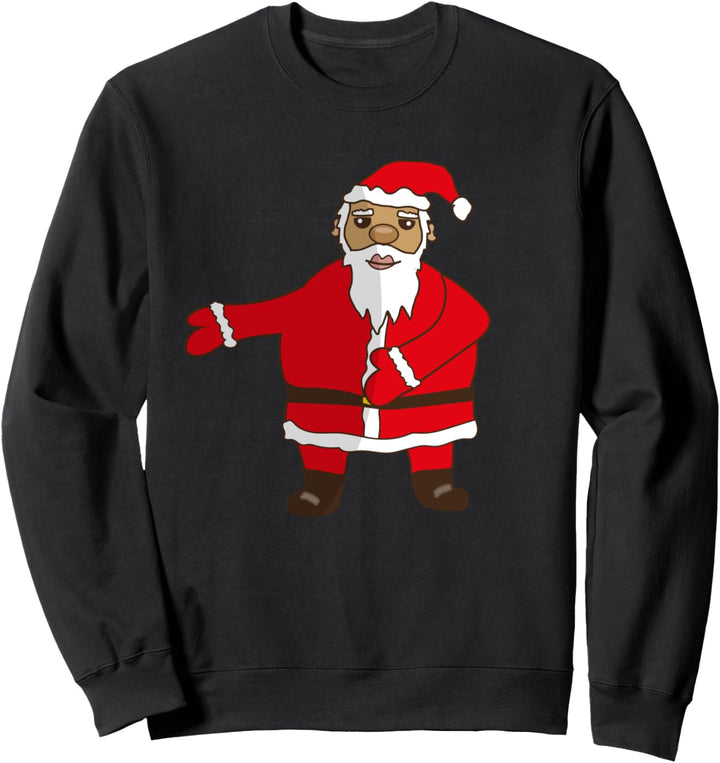 Tanzender Weihnachtsmann Lustiges Outfit Weihnachten Sweatshirt