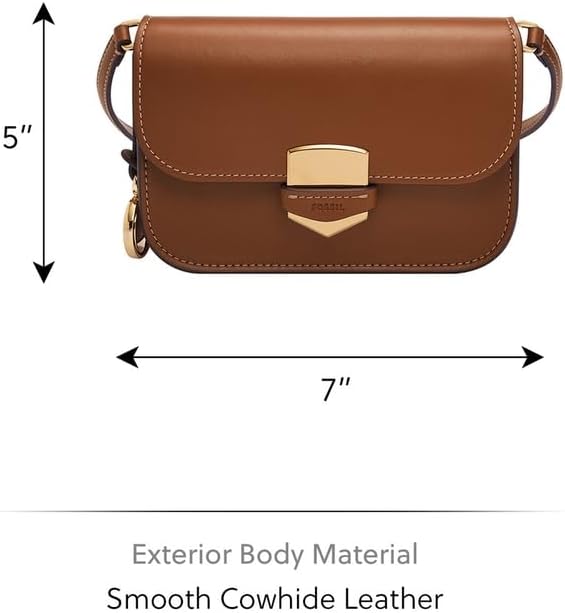 Fossil Damen Lennox Crossbody Brown, Brown