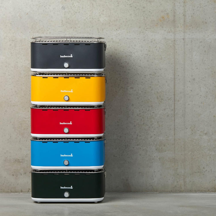 Barbecook Rauchfreier Holzkohlegrill Tischgrill mit Tragetasche geeignet für Balkon als Outdoor Camp