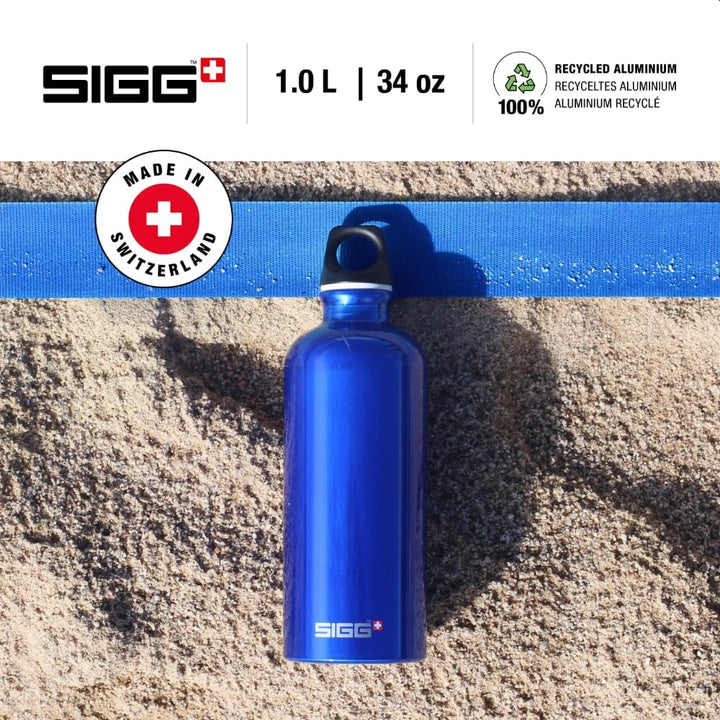 Sigg - Alu Trinkflasche - Traveller - Made in Switzerland - Climatpartner Zertifiziert - Kohlensäure