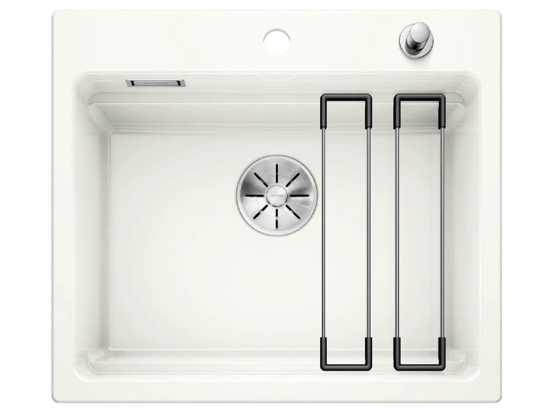 BLANCO ETAGON 6 | Keramik kristallweiss glänzend | Einbauart: Einbau von Oben | für 60 cm breite Unt
