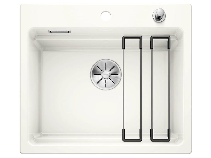 BLANCO ETAGON 6 | Keramik kristallweiss glänzend | Einbauart: Einbau von Oben | für 60 cm breite Unt