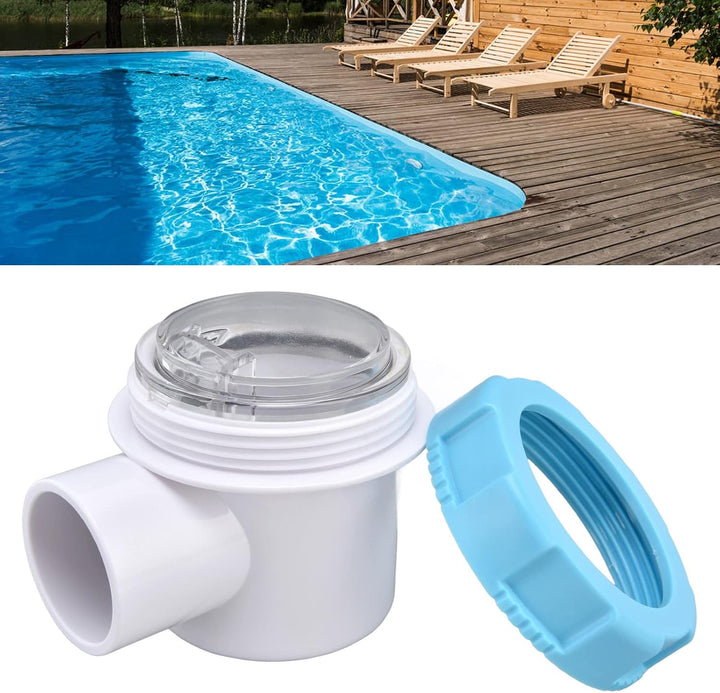 Pool-Rückschlagventil, Mehrzweck-G1-1/2-Schwimmbecken-PVC-Sicherheitsrückschlagventil 50-mm-Rohr-Rüc