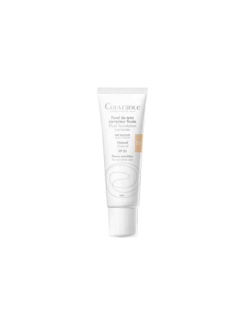 Avène Fluid Foundation Corrector SPF20, 30 ml 30 ml (1er Pack) No Color, 30 ml (1er Pack) No Color