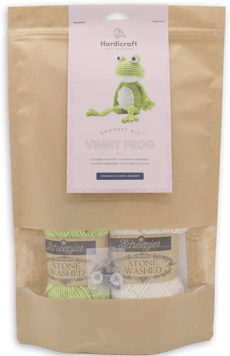Hardicraft Häkelpaket Vinny der Frosch