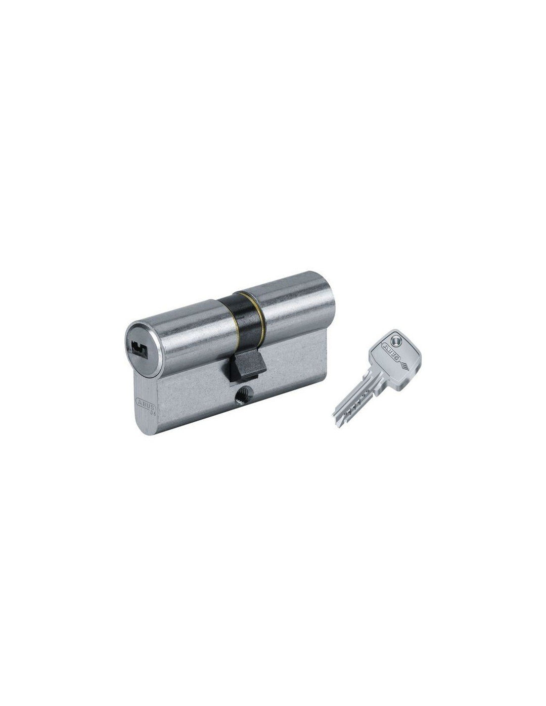 ABUS Türzylinder D6N - Schliesszylinder für Wohnungstüren, vernickelt, 30x60 mm - 32929 30x60 mm Ver