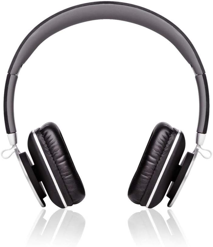 Veho VEP-008-Z8 360 Designer Aluminium Kopfhörer mit knotenfreiem Kabelsystem und faltbarem, schwarz