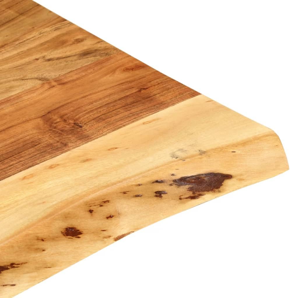 vidaXL Akazienholz Massiv Waschtischplatte Badezimmer Waschtisch Waschtischkonsole Platte Holzplatte