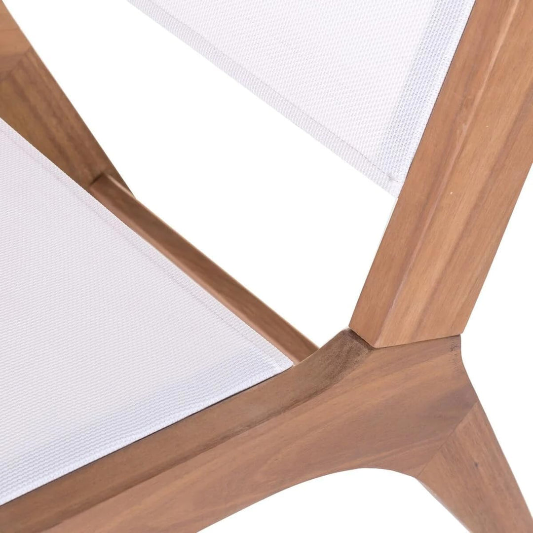 BigBuy Home Stuhl, Akazie, Estándar Weiss Estándar, Weiss Estándar