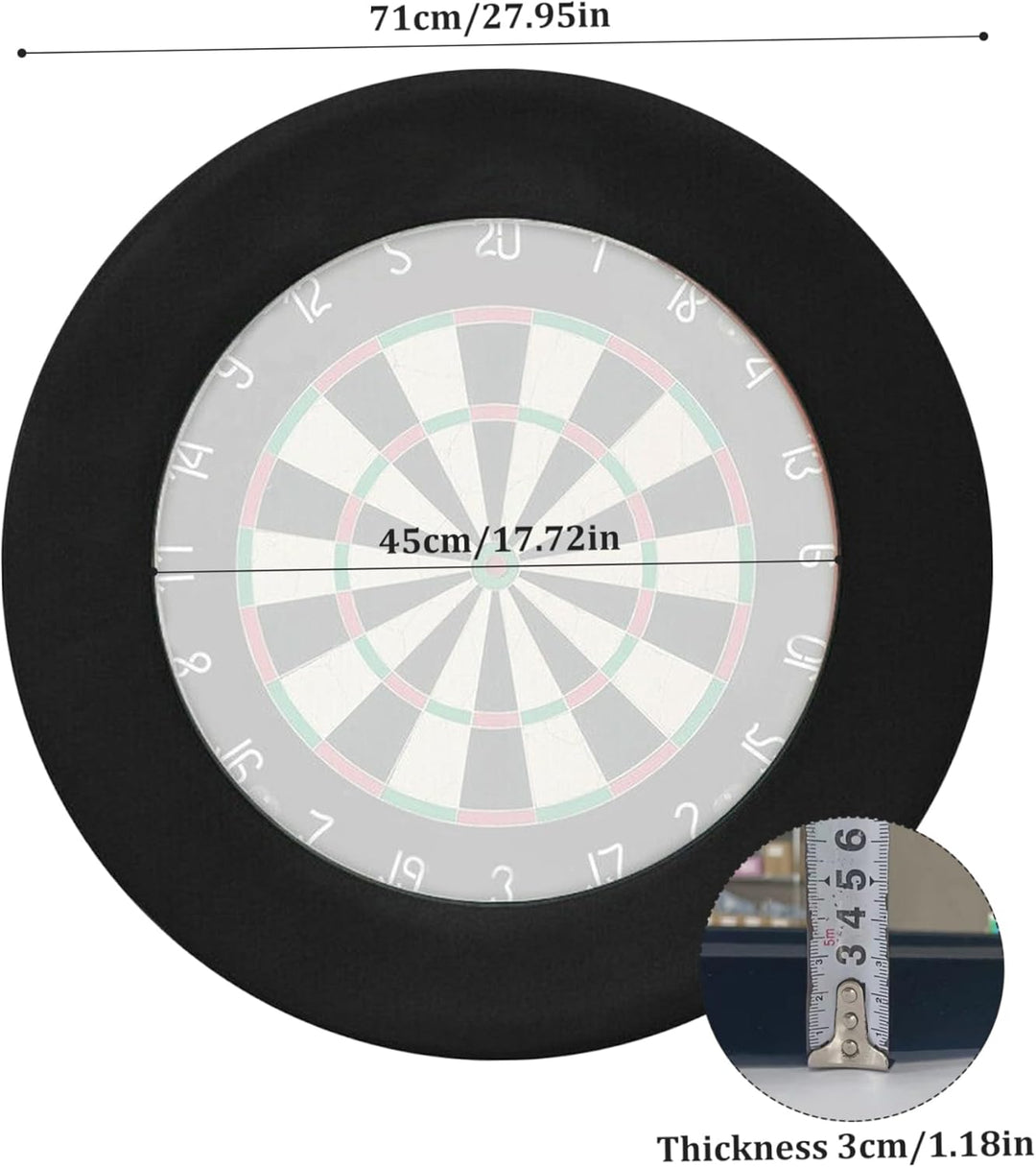 NIDONE Eva Dartboard Surround Wall Protector, Dart -Board -Surroundring für 18 Zoll Patchwork Typ Ev