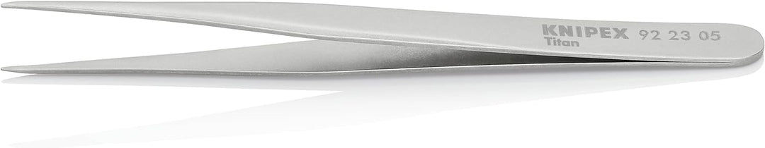 KNIPEX Titanpinzette Mattiert Glatt 120 mm, 92 23 05