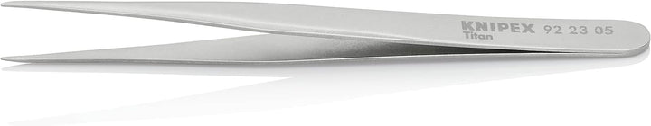 KNIPEX Titanpinzette Mattiert Glatt 120 mm, 92 23 05