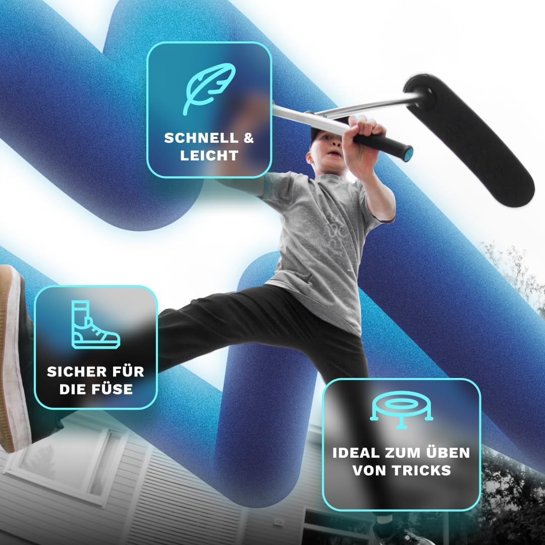 The Indo Trick Scooter - Stunt Scooter for Teens, Kids and Adults - Trampoline Scooter to Practice P