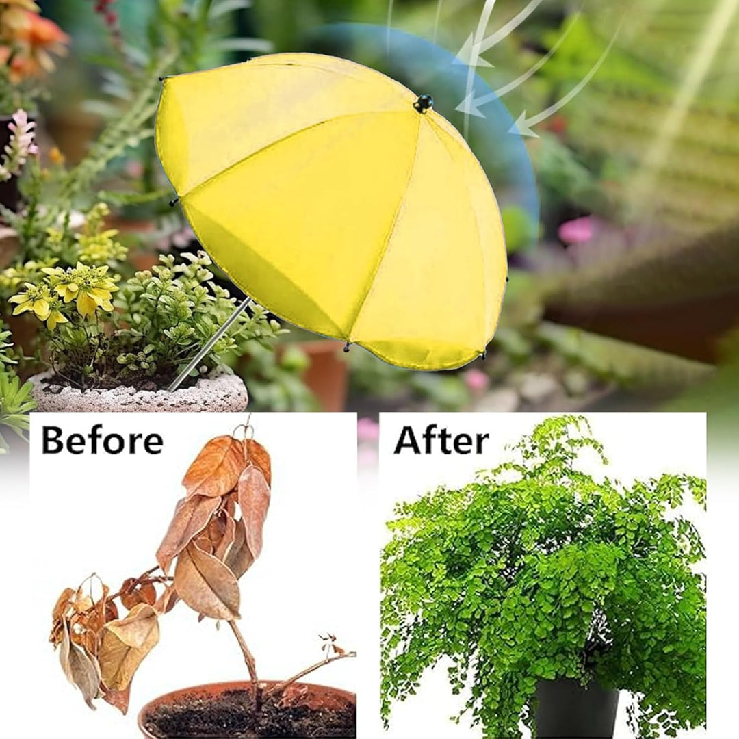 Pflanzenschirm im Freien,2 Stück Pflanzenschirme für Outdoor-Pflanzen,Gartenschirm Sonnenschutz,Gart