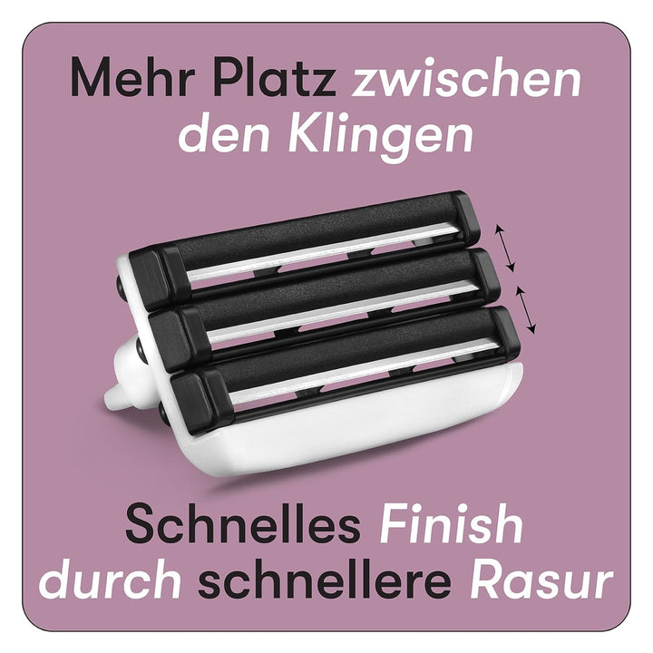 Boldking Rasierklingen 4 Stück Extra Sensitiv - Rasierklinge für besonders sensible Haut - Rasierkli