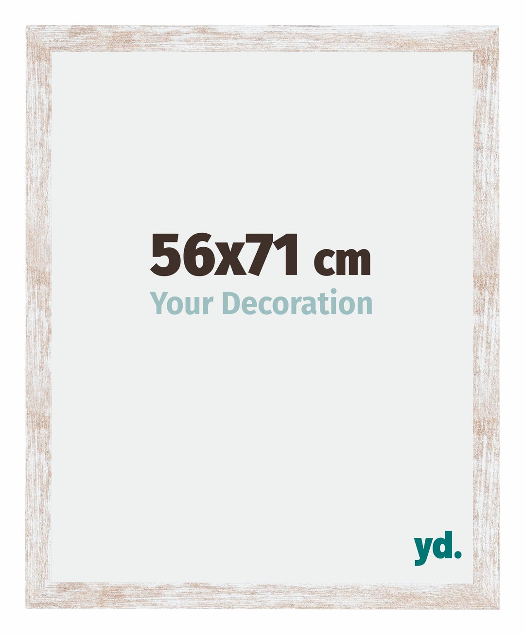 yd. Your Decoration - Bilderrahmen 56,00x71,00 cm - Bilderrahmen aus MDF mit Acrylglas - Antireflex