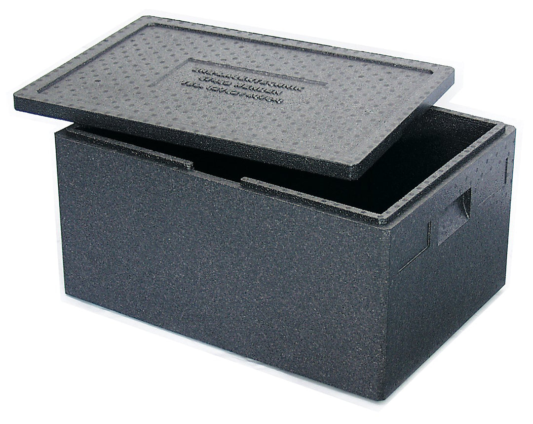 thermohauser EPP-Thermobox Universal schwarz, mit Deckel, 80 L 80 Liter Single, 80 Liter Single