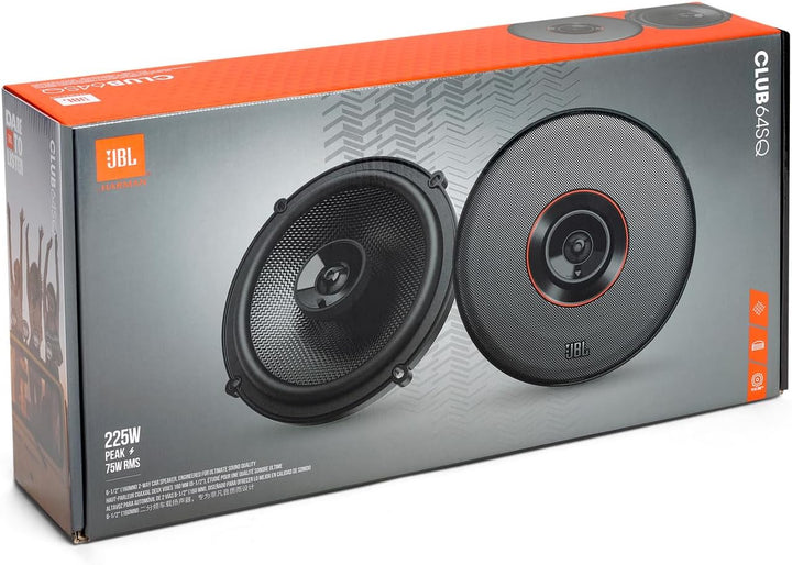 JBL Club 64SQ Gen 3-165mm Auto Lautsprecher Set von Harman Kardon in High-End Sound Qualität für das
