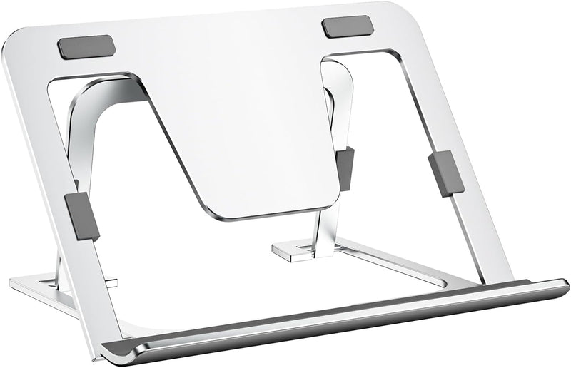 SHUOSUO Tablet Ständer Verstellbar & Faltbar, Schlank Tragbarer Aluminium Tablet Halterung Halter Ti