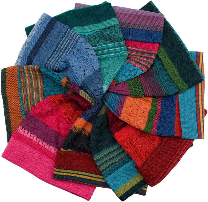 Invero, Merino Mütze Mucke, 100% Wolle Kopfumfang: 54-58 (flexibel), Länge 34 cm, umgeschlagen 27 cm
