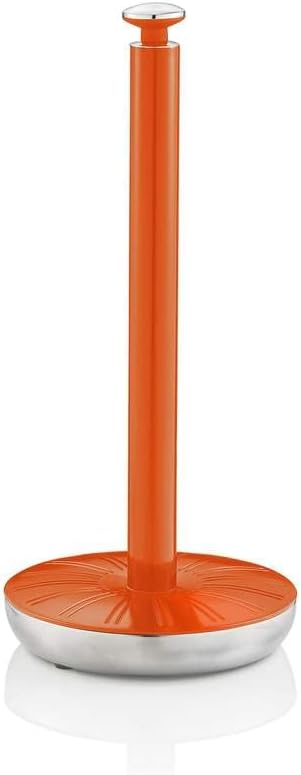 SWAN SWKA1054ON Handtuchstange und Becherbaum mit 6 Zweigen, Retro-Design, Orange, Orange
