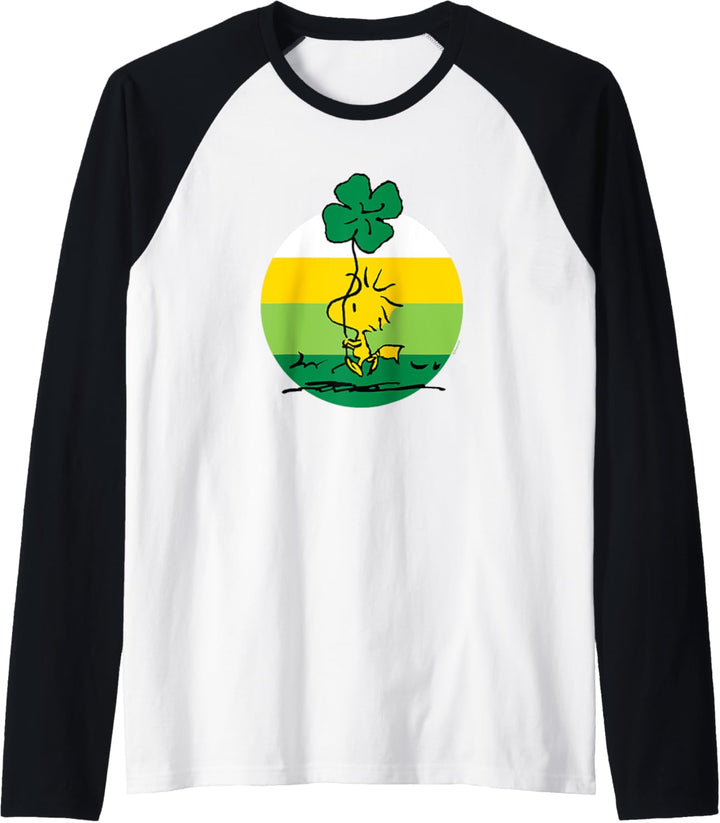 Peanuts - St. Patricks Day Woodstock Kleeblatt Raglan