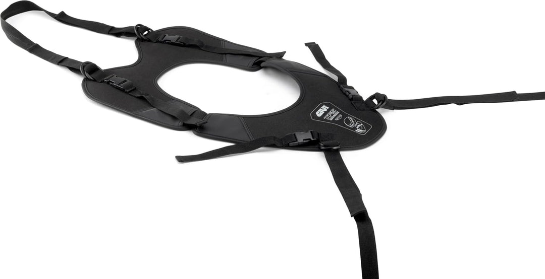 Givi T460B Universal Unterteil für Gurtbefestigung, Schwarz, Grösse 40