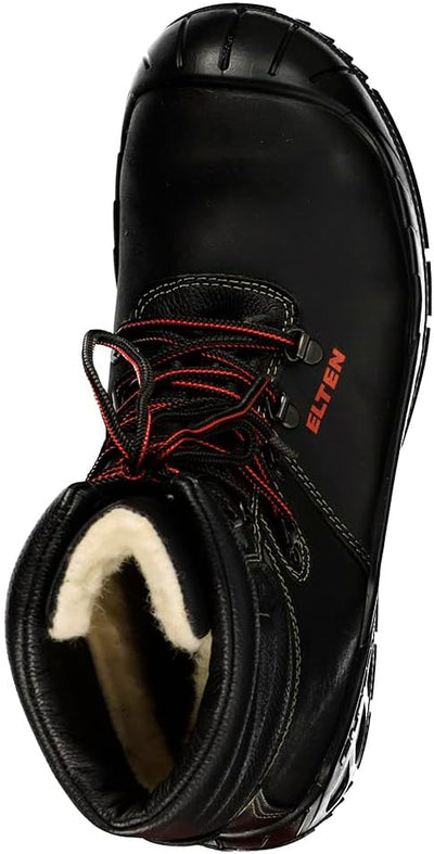ELTEN Sicherheitsschuhe, Winter RENZO Winter S3 CI, Herren, Leder, Stahlkappe, leicht, robust, Schwa