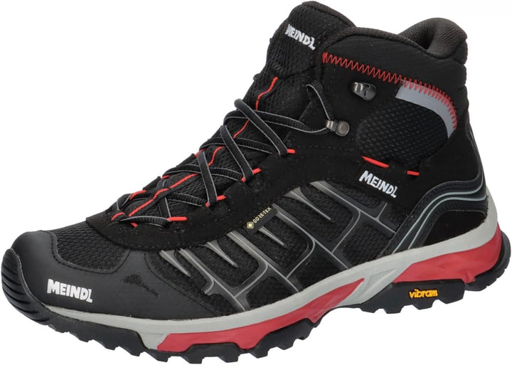 Meindl Finale Mid GTX Men Schwarz Rot 45.5 EU, Schwarz Rot 45.5 EU