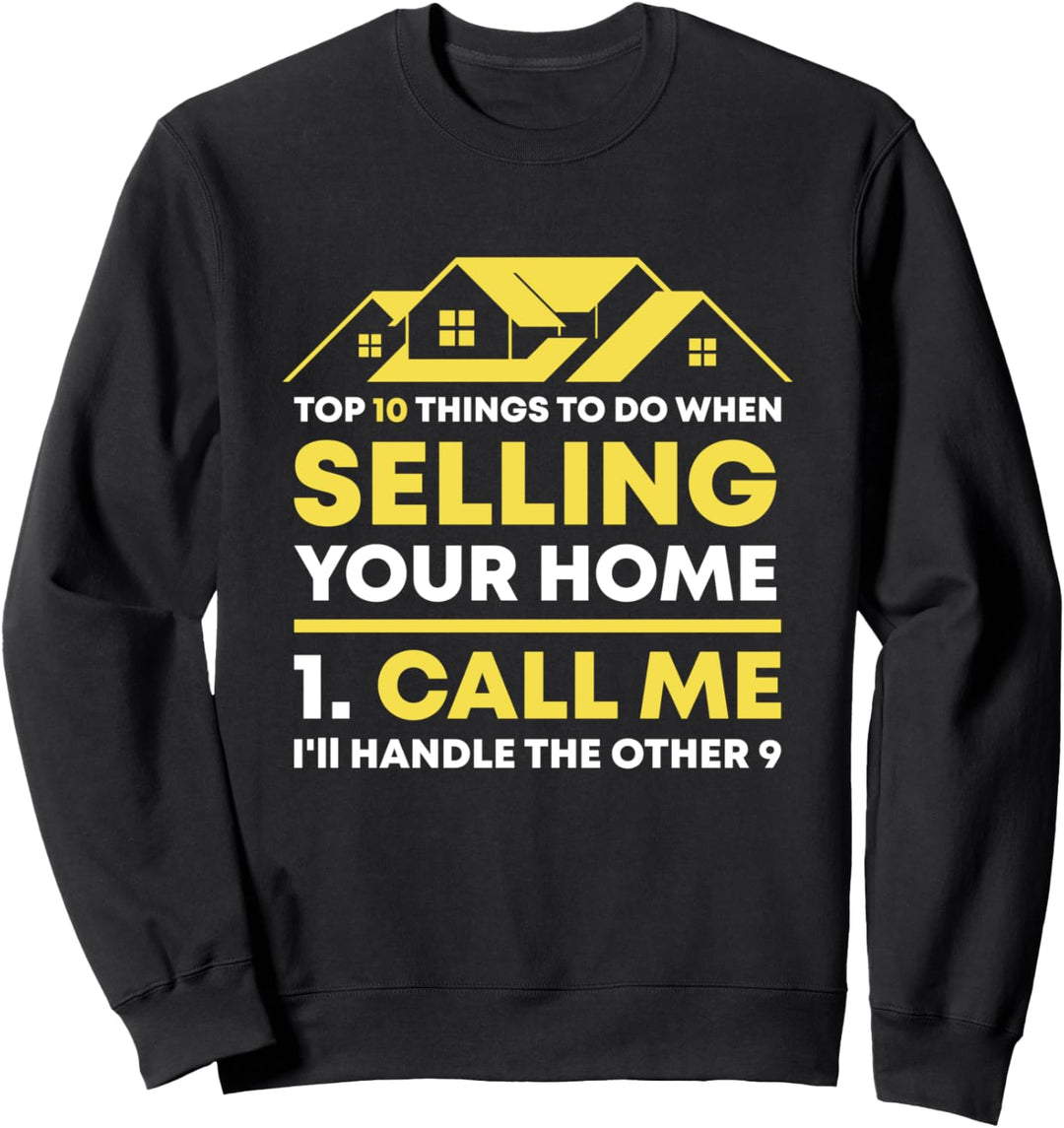 Ruf Mich Immobilienmakler Geschenk Lustiges Liegenschaften Sweatshirt