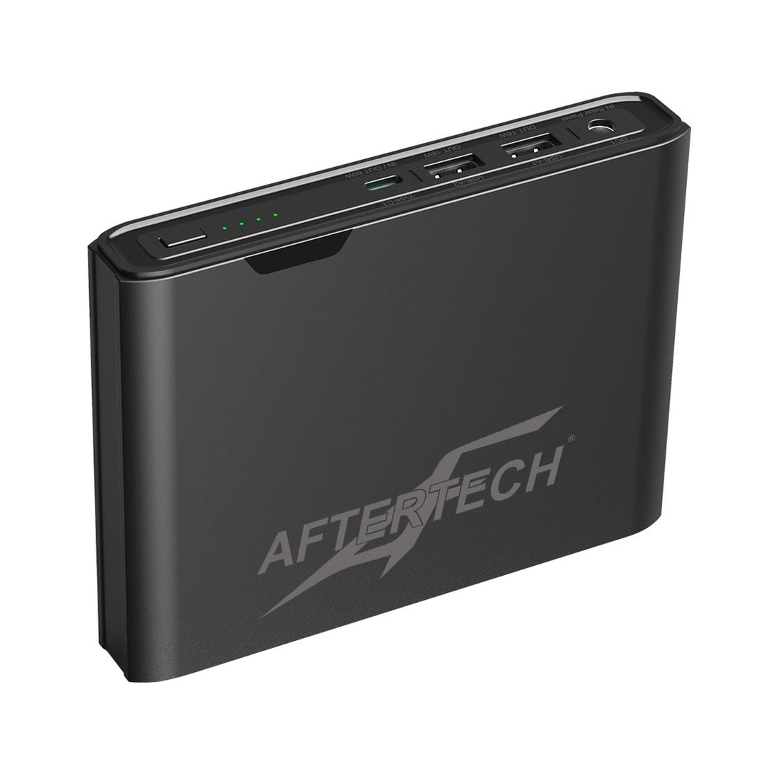 AFTERTECH Mini USV Powerbank Lithium Batterie 12V 6700mAh USBC Photovoltaik Eingang E2D3, 12v 6700mA