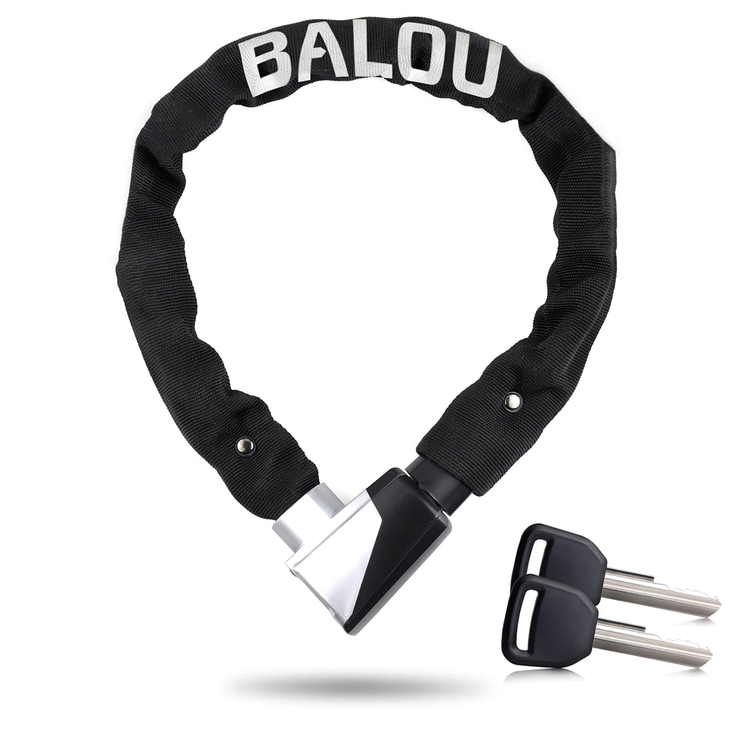 Kettenschloss Fahrrad 75 cm - Fahrradschloss Kette Sicherheitsstufe 10 - Motorrad Schloss Bike Lock,
