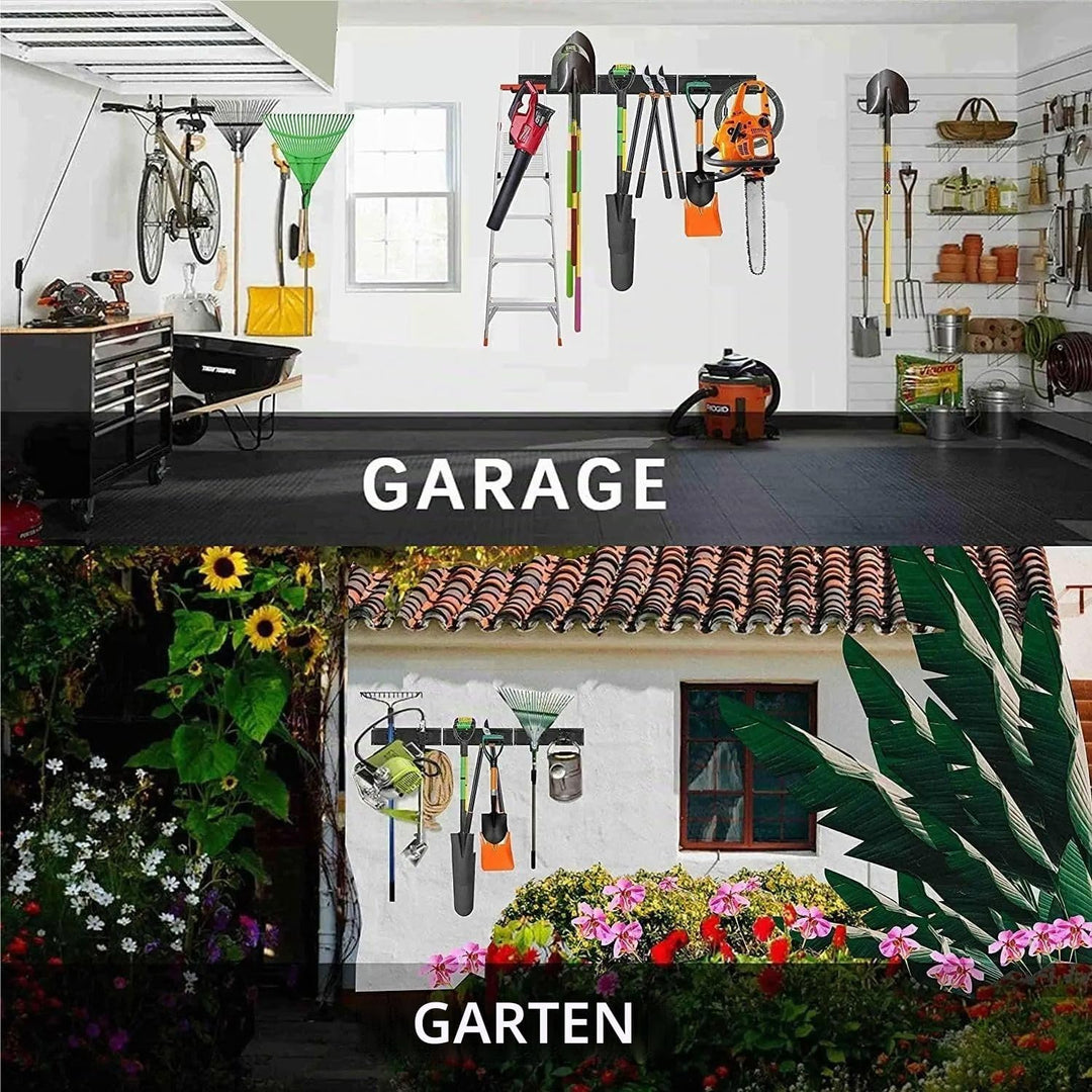 Gartengeräte Halterung,64-Zoll-Werkzeugaufbewahrung Für Die Garage,Wandmontiert – Garagenwand-Organi