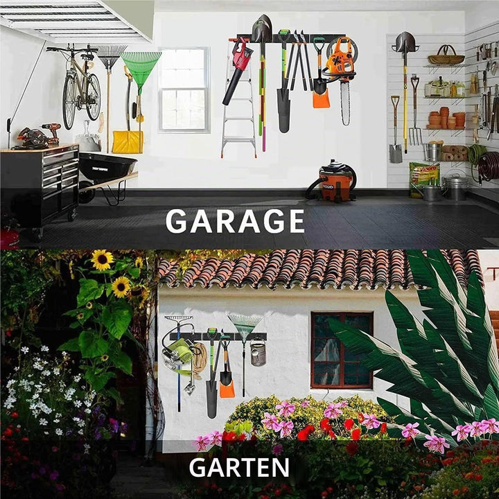 Gartengeräte Halterung,64-Zoll-Werkzeugaufbewahrung Für Die Garage,Wandmontiert – Garagenwand-Organi
