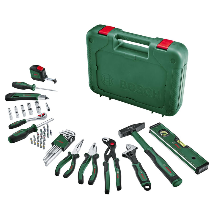 Bosch Home and Garden Bosch Handwerkzeug-Set Advanced, 52-teilig (Set mit hochwertigen Werkzeugen fü