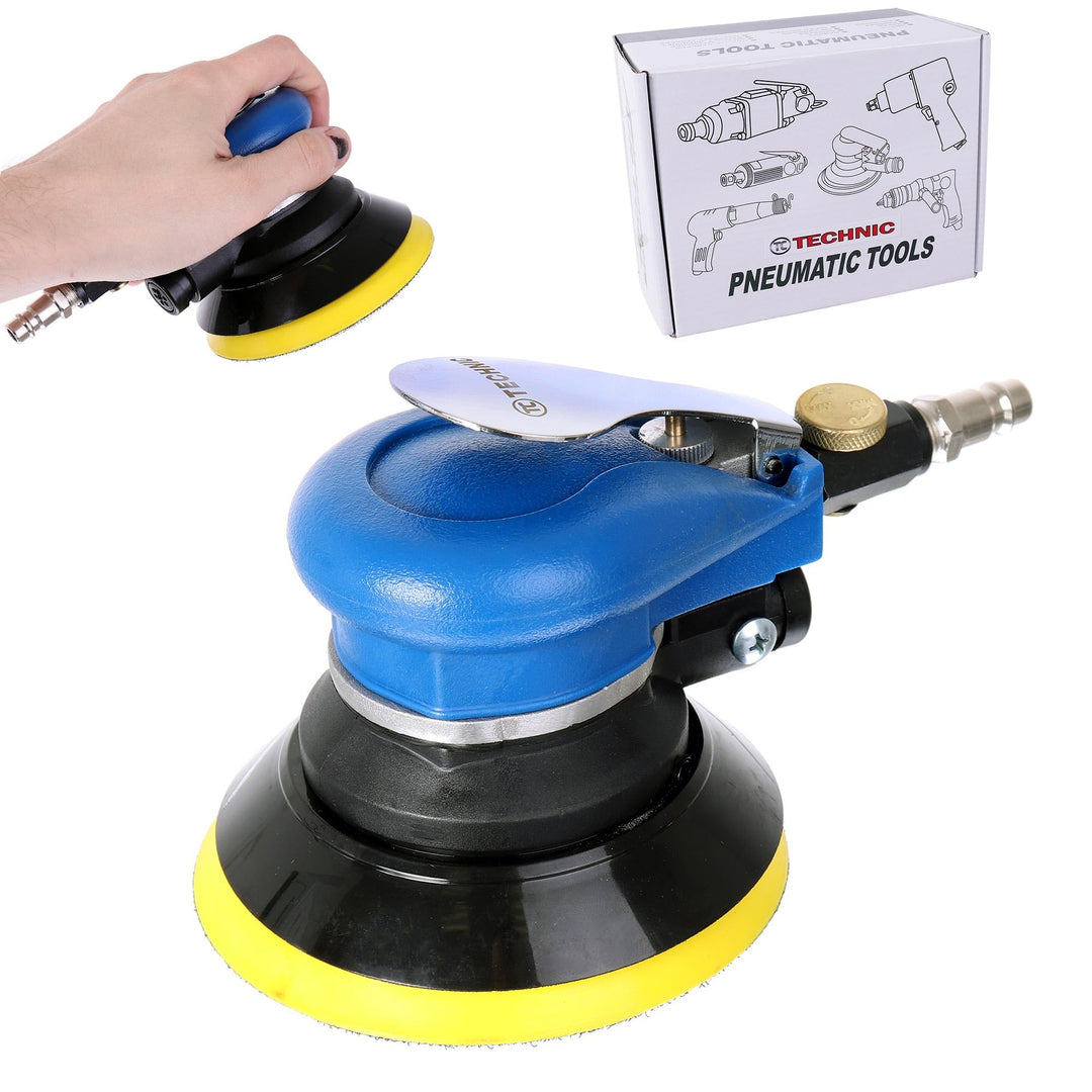 PRO Exzenterschleifer Schwingschleifer Pneumatisch Poliermaschine 125mm Set1, Set1