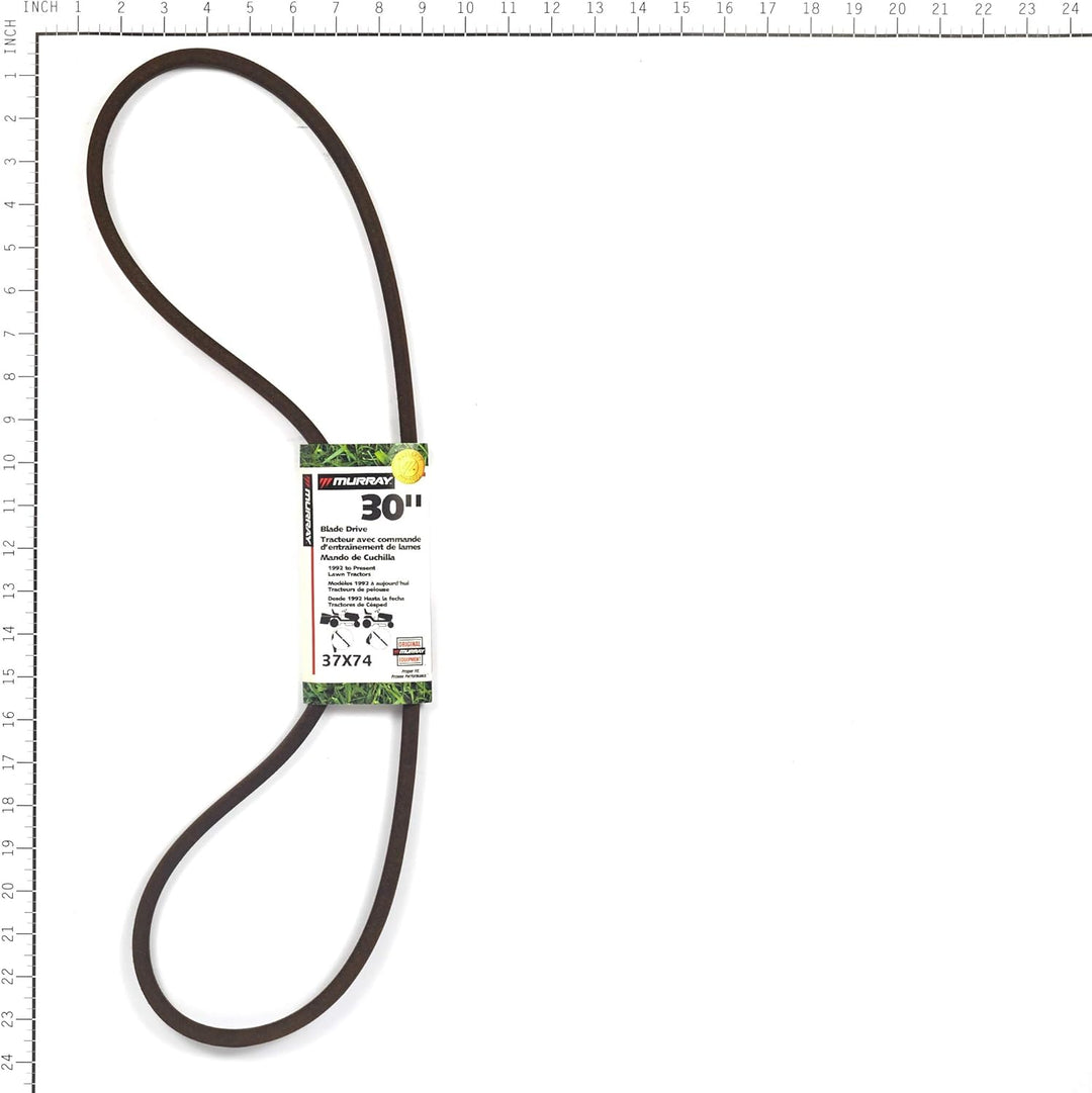 Briggs & Stratton Belt for Murray 30'' Deck 037X74MA, Brown, 30-Inch 037X74MA Ride-On Mower, 037X74M