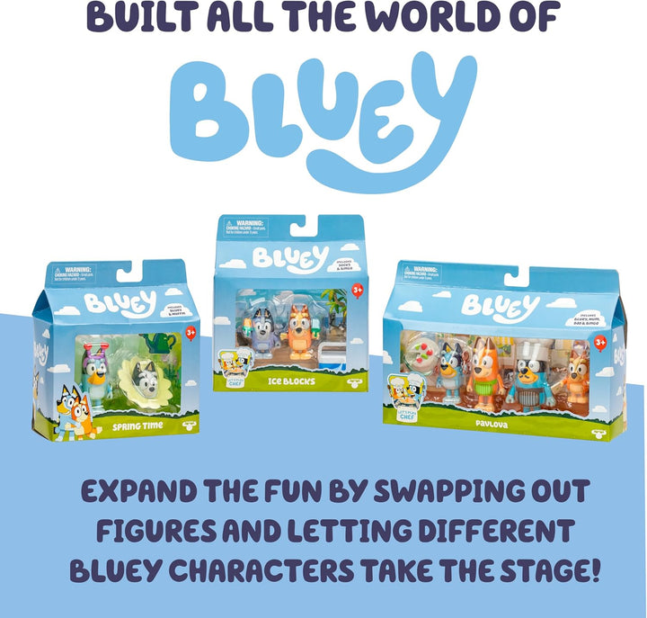 BlueY-Superfan-Spielset; 12 Figuren (5–6,3 cm) Bingo mit flehendem Gesichtsausdruck; Chattermax; Wel