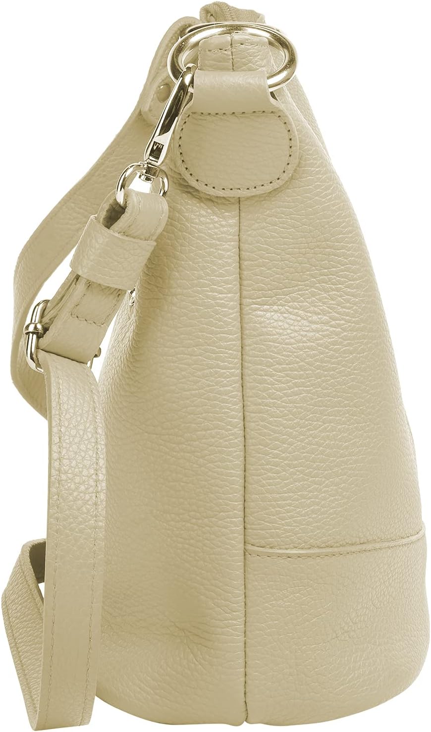 Umhängetasche Echt Leder Damen Made in Italy, Handtasche, Schultertasche, Crossbody Bag aus Leder 02