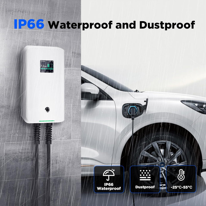 Morec 22kw EV Ladegerät 32A Dreiphasig EV Ladestation Typ 2 wallbox EU Standard Ladegerät IEC 62196-