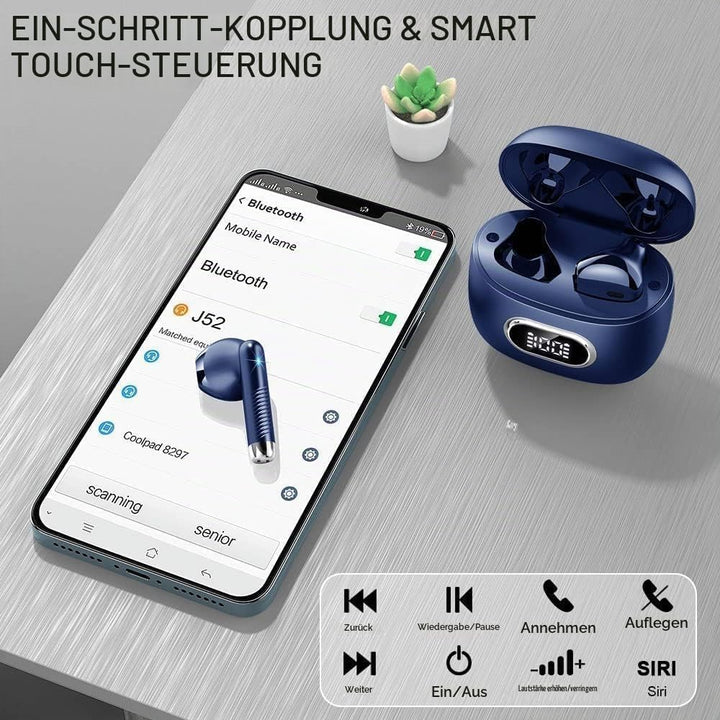 Drsaec Bluetooth 5.4 Kopfhörer, 6D Tiefer Bass In Ear Kopfhörer Kabellos Bluetooth, 2026 Neu Kabello