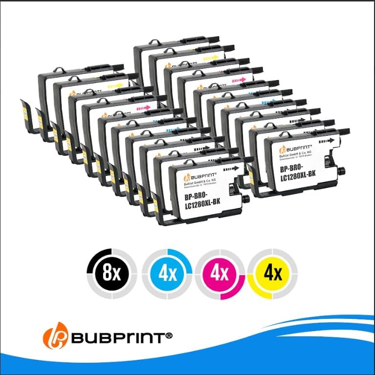 5er-Pack Bubprint Kompatibel Toner als Ersatz für Brother TN-241 TN-245 für MFC-9332CDW DCP-9022CDW
