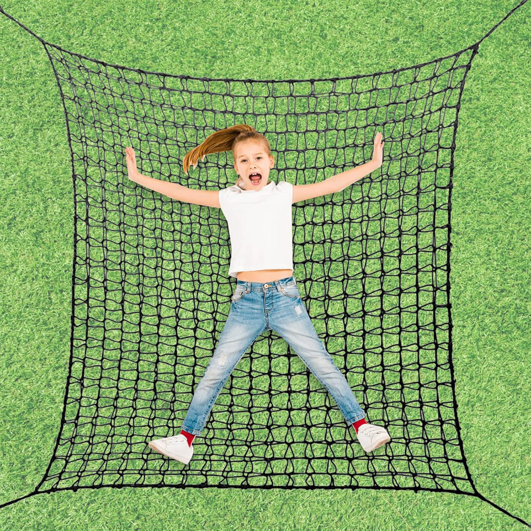 Doppeltschichten Kletternetz, Kinder Sicherheitsnetz Klettergerüst Netz Kinder Schaukel Garten, 1x3