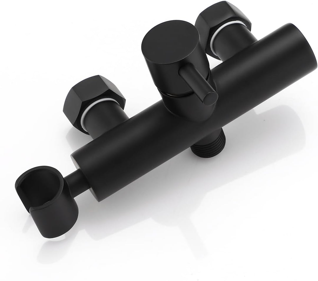 Ownace Mattschwarzes Bidet-Mischer-Sprüh-Set, WC-Dusche, muslimische heisse und kalte Bidet-Armatur