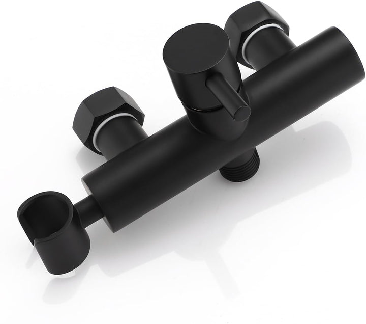 Ownace Mattschwarzes Bidet-Mischer-Sprüh-Set, WC-Dusche, muslimische heisse und kalte Bidet-Armatur