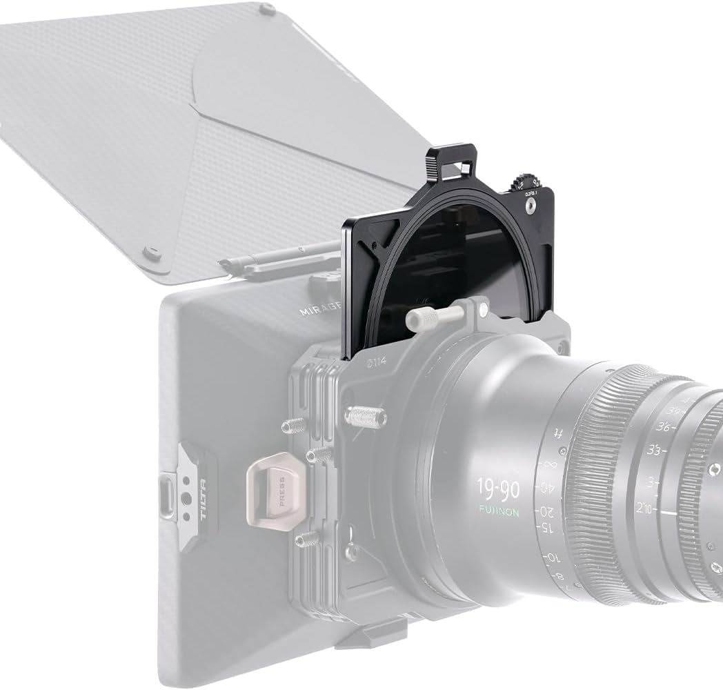 Tilta Variabler ND-Filter, 114 mm, kompatibel mit Tilta Mirage Pro Matte Box, 1-7 Stopps VND-Filter