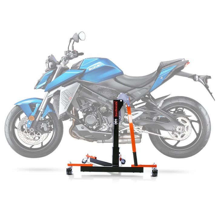 ConStands Power Evo-Zentralständer für Suzuki GSX-S 950 2022 Orange Motorrad Aufbockständer Montages