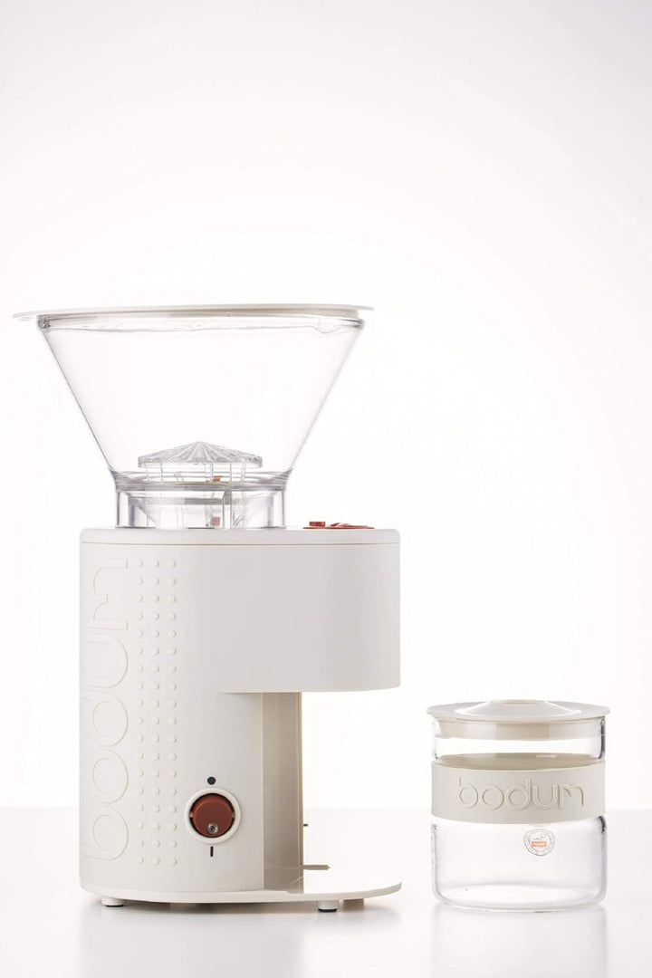 Bodum 10903-913EURO-3 BISTRO Kaffeemühle, Edelstahl, weiss, Weiss