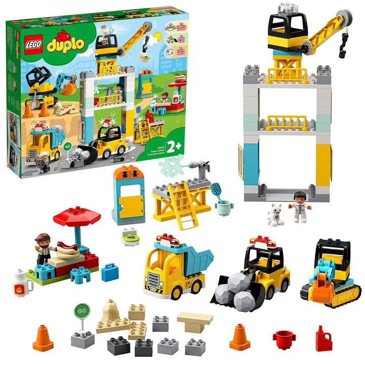 LEGO 10933 DUPLO Grosse Baustelle Optimierte Verpackung, Optimierte Verpackung